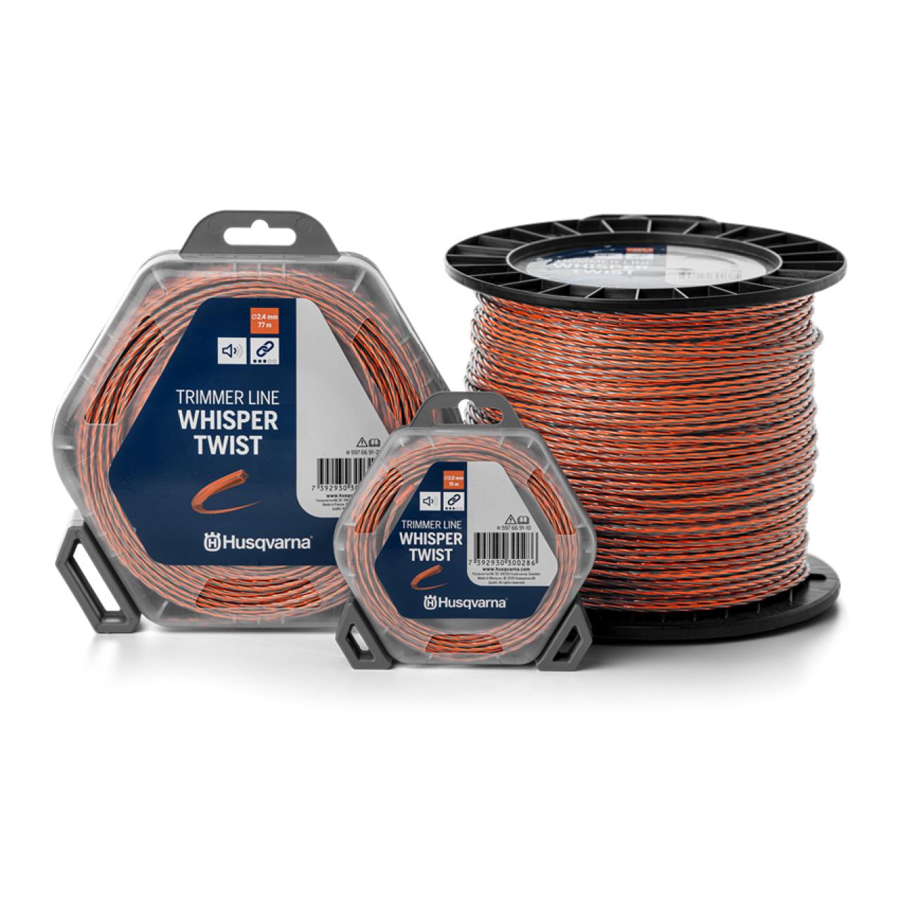 Trimmerfaden Whisper-Twist 2,4 mm 210 m