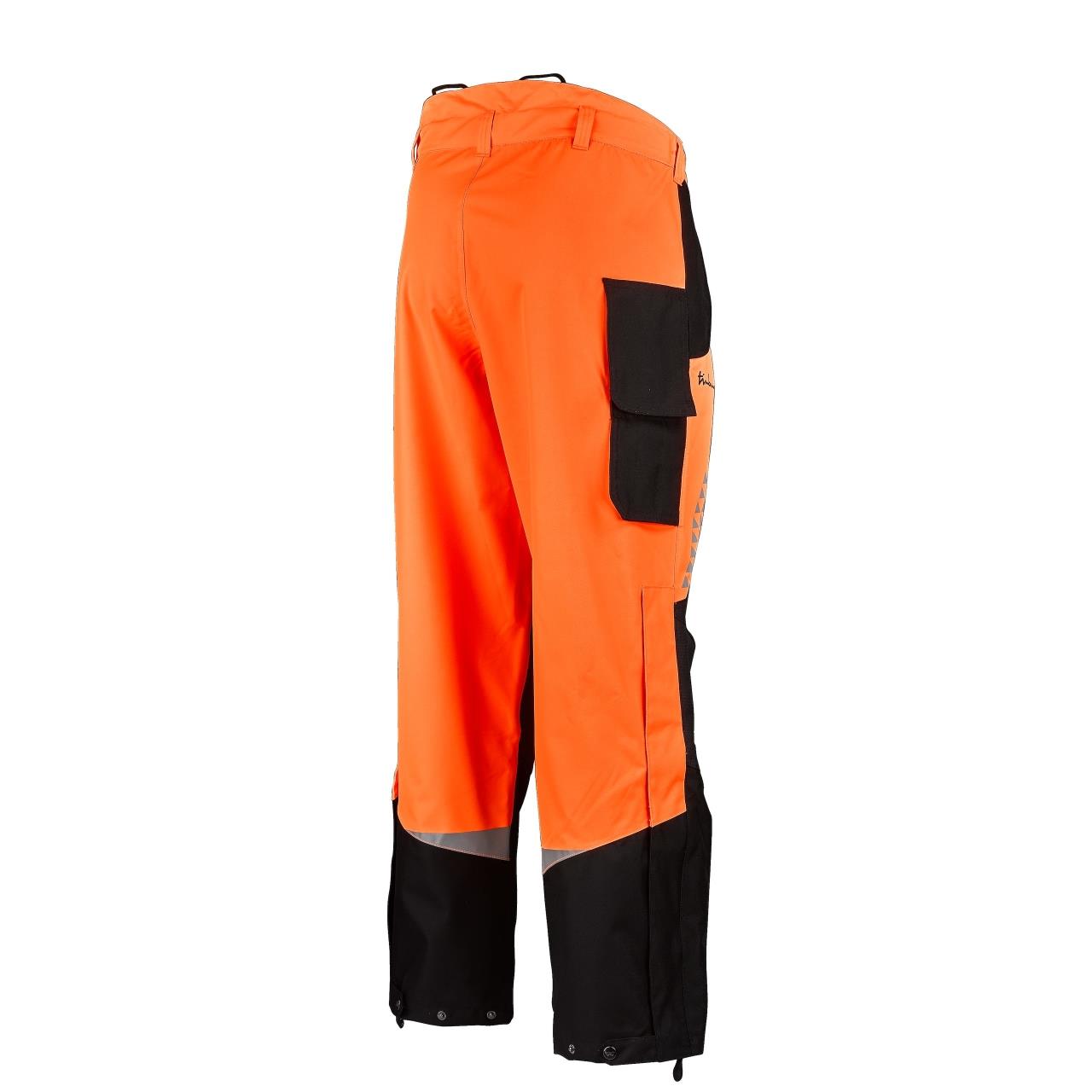 Bekleidung Regenhose 521, schwarz/orange
