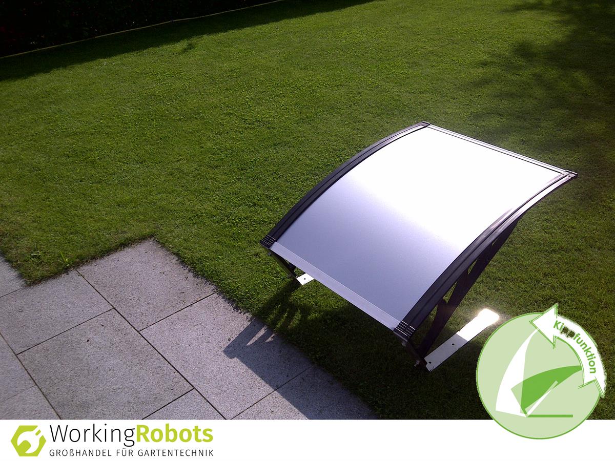 Mower-Dach silbergrau mit Kippfunktion